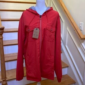 Men’s Weatherproof Vintage rain slicker Red - Size XXL